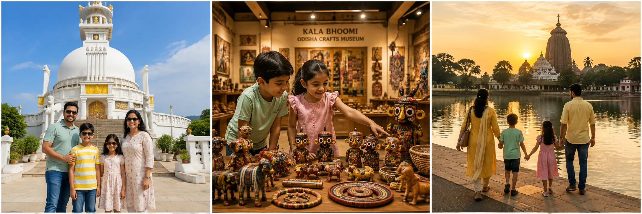 5-Day Bhubaneswar Family Sightseeing: Temples, Caves & Cultural Heritage