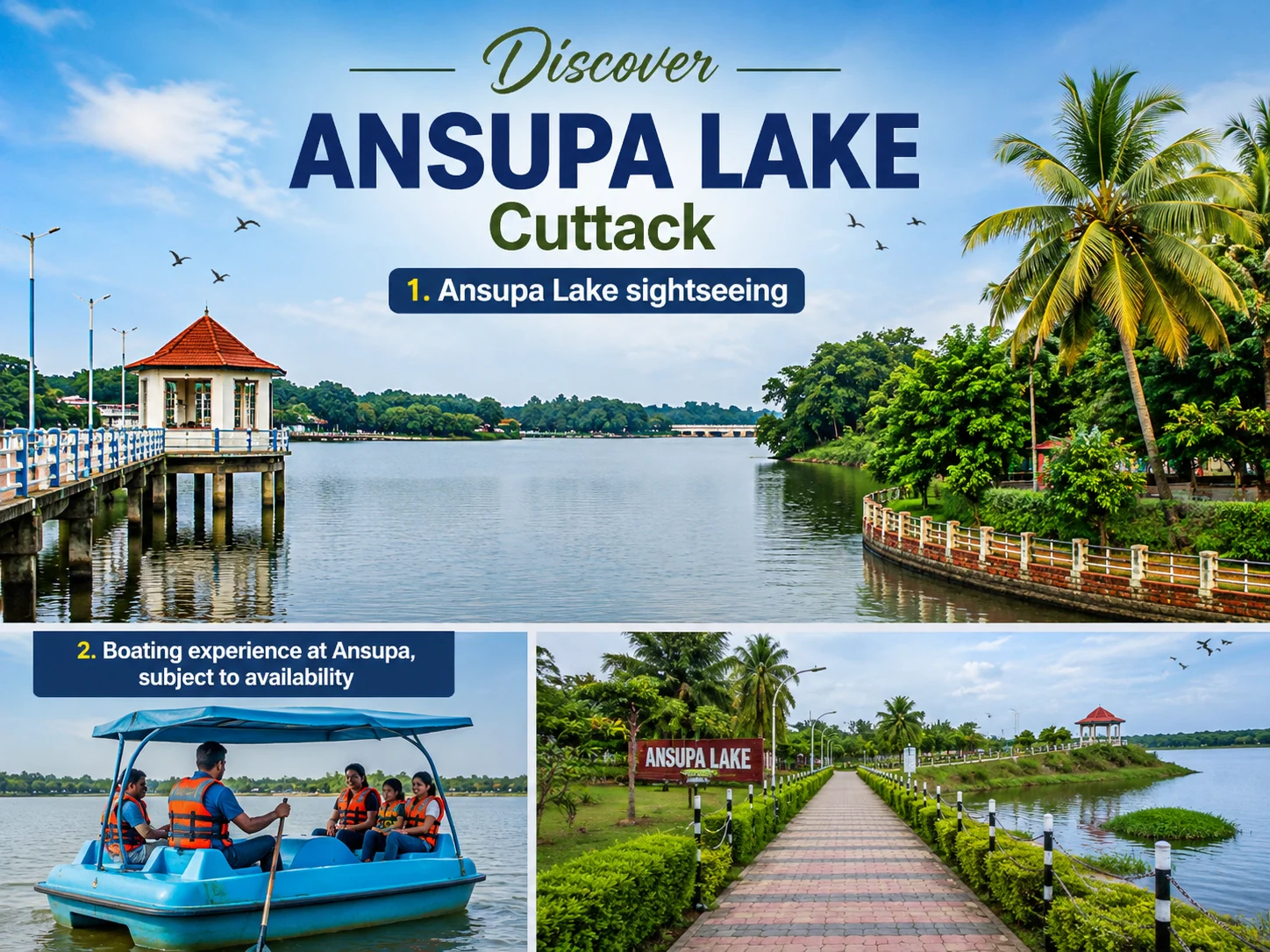 Cuttack Lakes, Hills & River Adventure Tour – 3 Days / 2 Nights