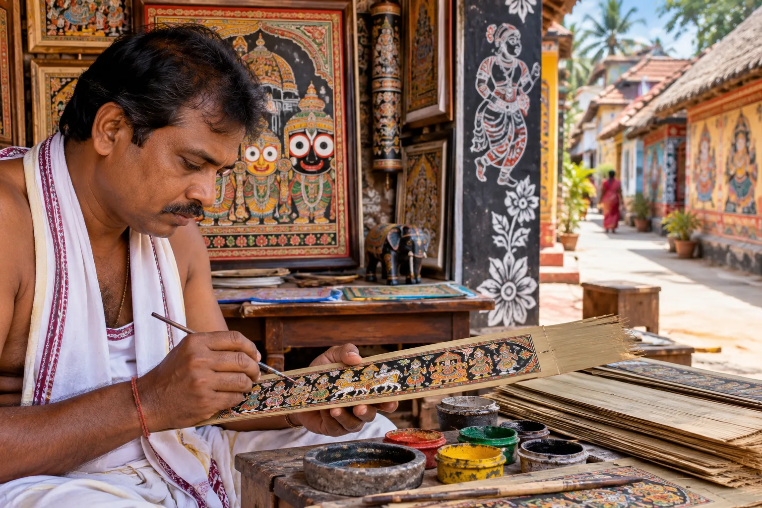 Divine Puri Heritage & Cultural Tour: Jagannath Temple, Raghurajpur & Konark Sightseeing (3D/2N)