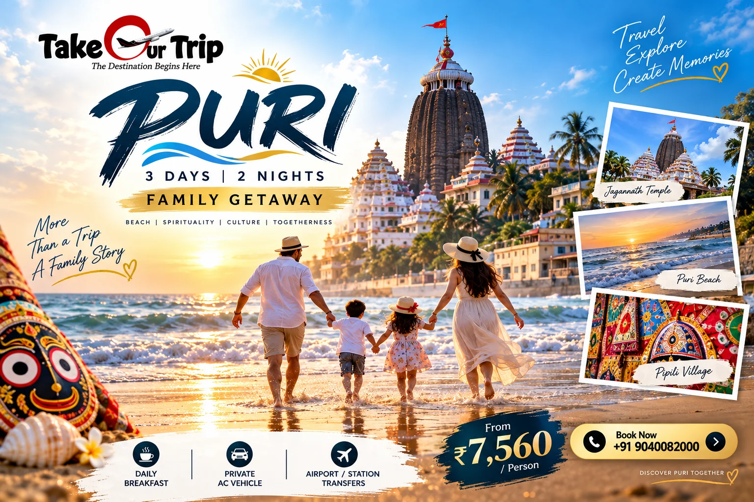 Puri Family Tour Package 3 Days 2 Nights: A Complete Guide to a Memorable Family Vacation