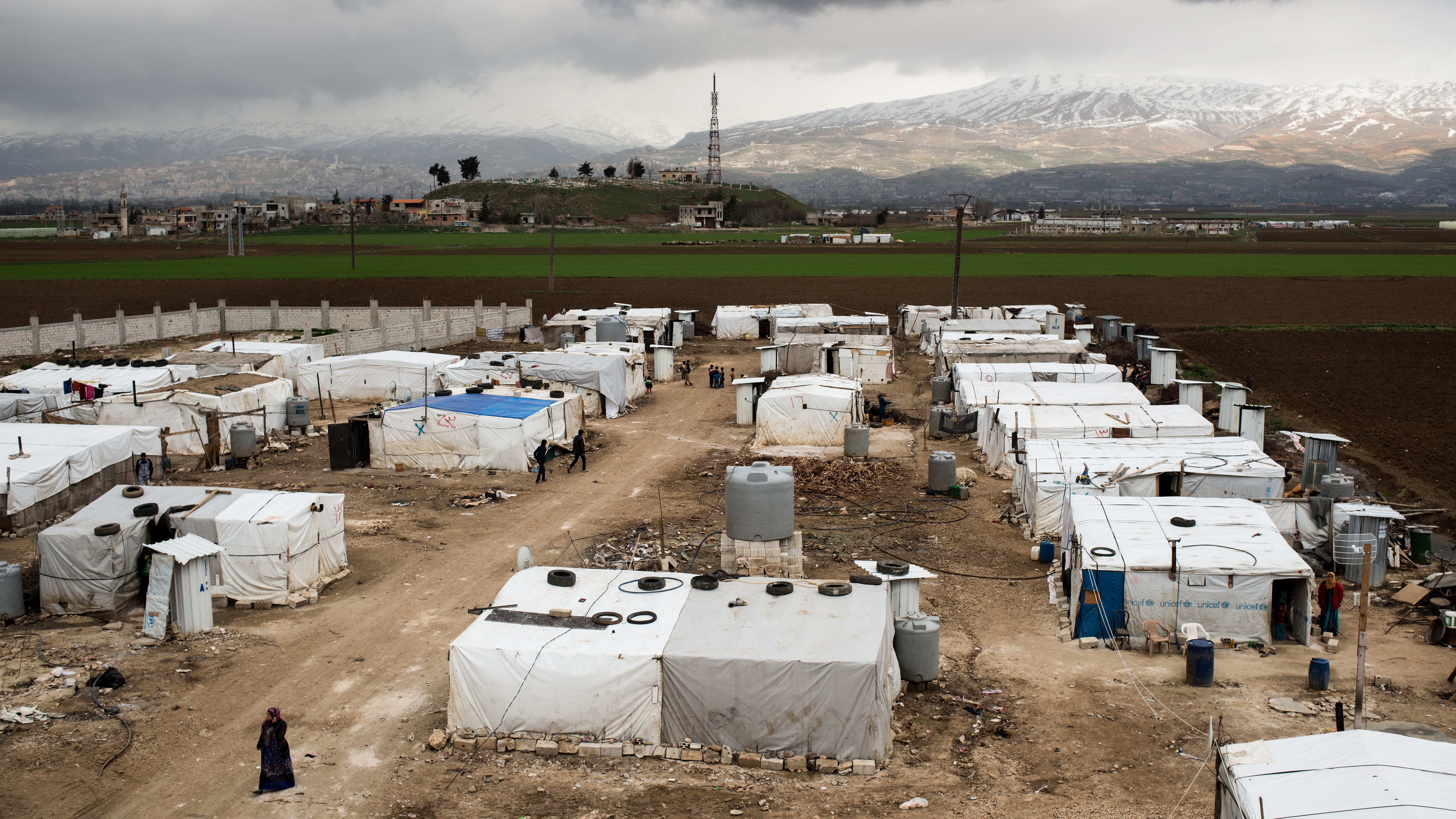 Zahle, Líbano. Refugiados sirios.