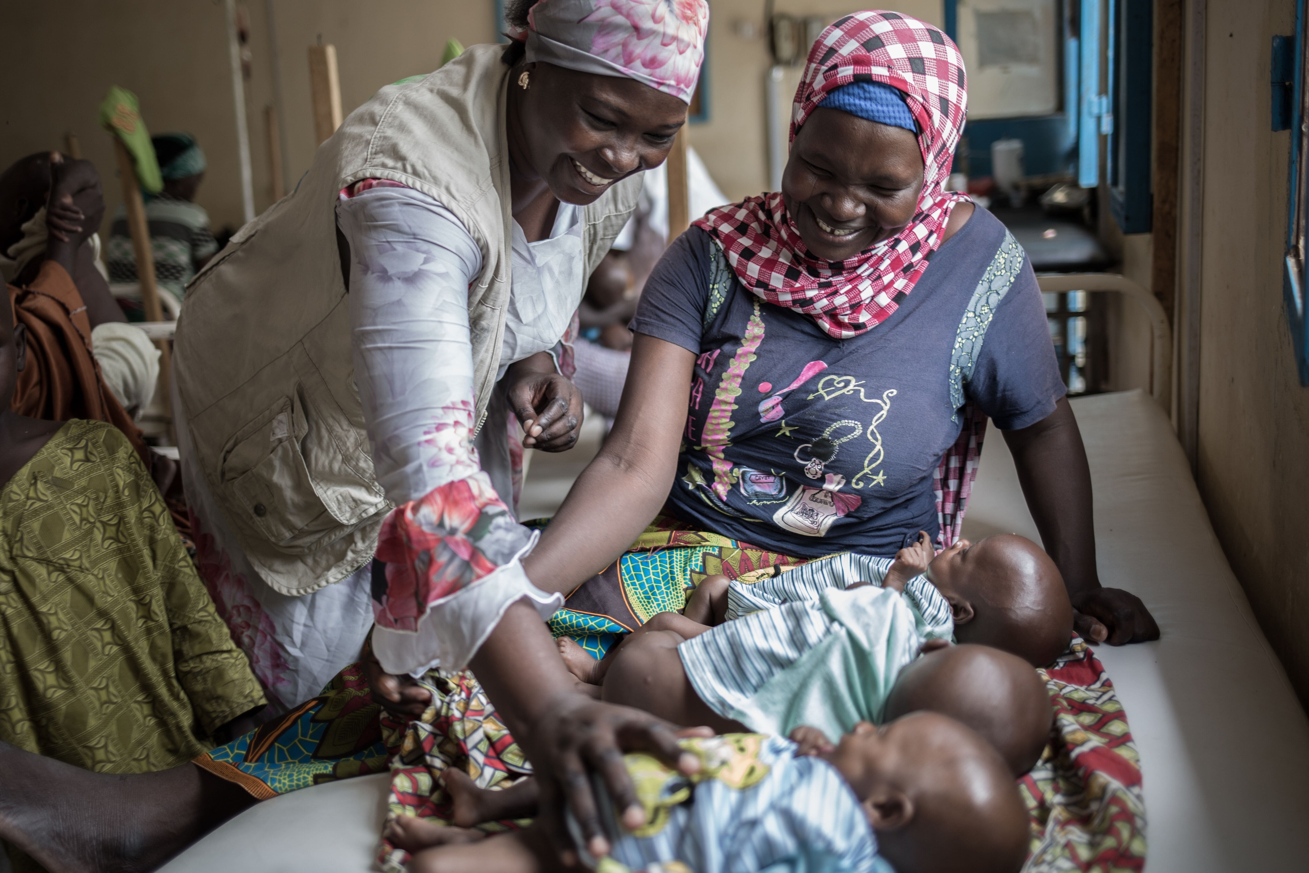 Aisha et ses triplés Niger