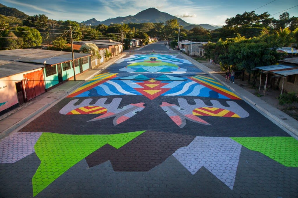 Street art Action contre la Faim Nicaragua