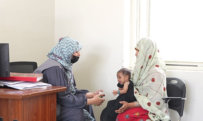 pakistan, femmes et bébé consultation