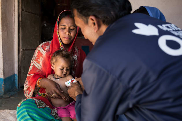 « Nous avons reçu un petit bol, je dois l'utiliser pour surveiller son appétit, je l’utilise pour mesurer ce qu’elle mange et en quelles quantités. Le personnel du centre de santé m’a dit qu’il fallait bien se laver les mains avant de préparer à manger et laver tous les aliments pour éviter qu’elle ne développe des maladies.