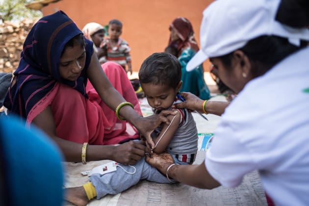 Lys Arango pour Action contre la Faim