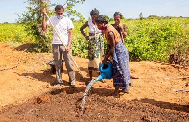 Madagascar agriculture staff