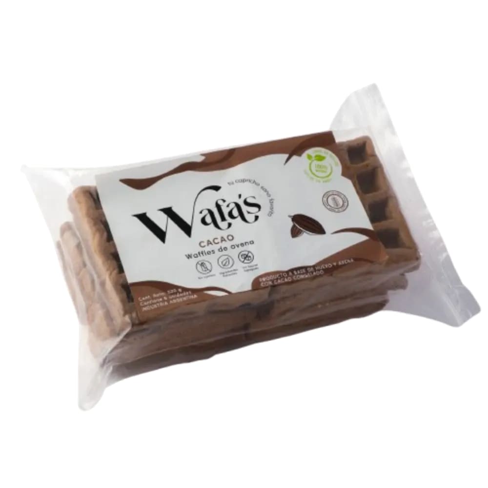 Waffles de cacao