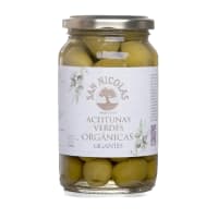 Aceitunas verdes gigantes orgánicas
