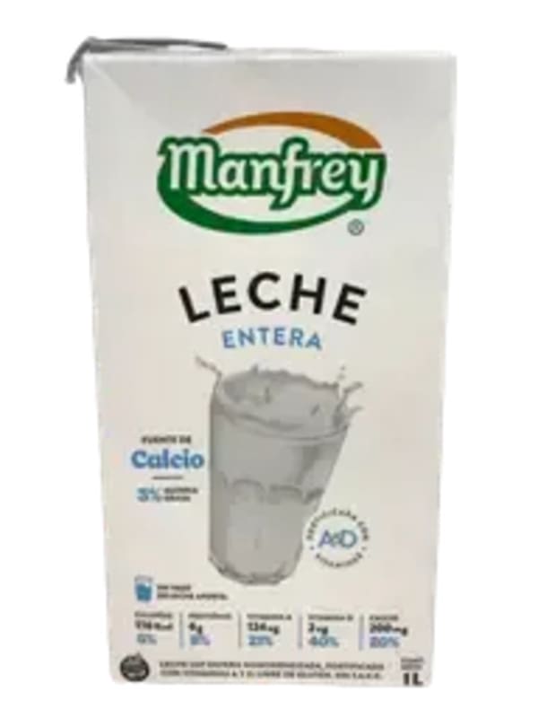 Leche Uat Entera Homogeneizada