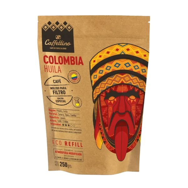 Café de Especialidad - molido tostado Colombia Huila