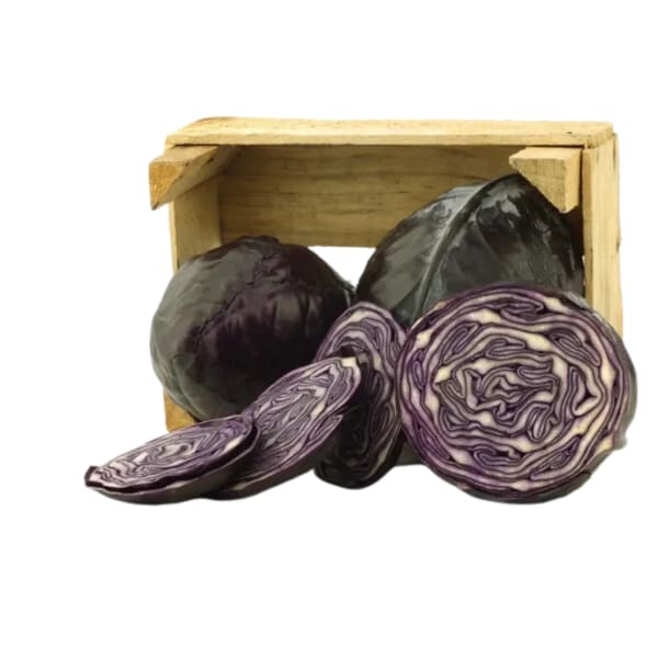 Cajon de Repollo colorado agroecológico