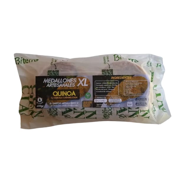 Hambur de quinoa caramelizada