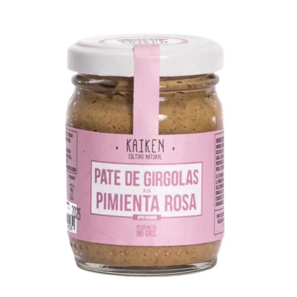 Pate de girgolas a la pimienta rosa