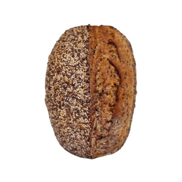 Pan de masa madre integral con semillas