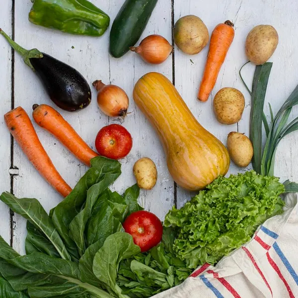 Bolson de verduras agroecológicas