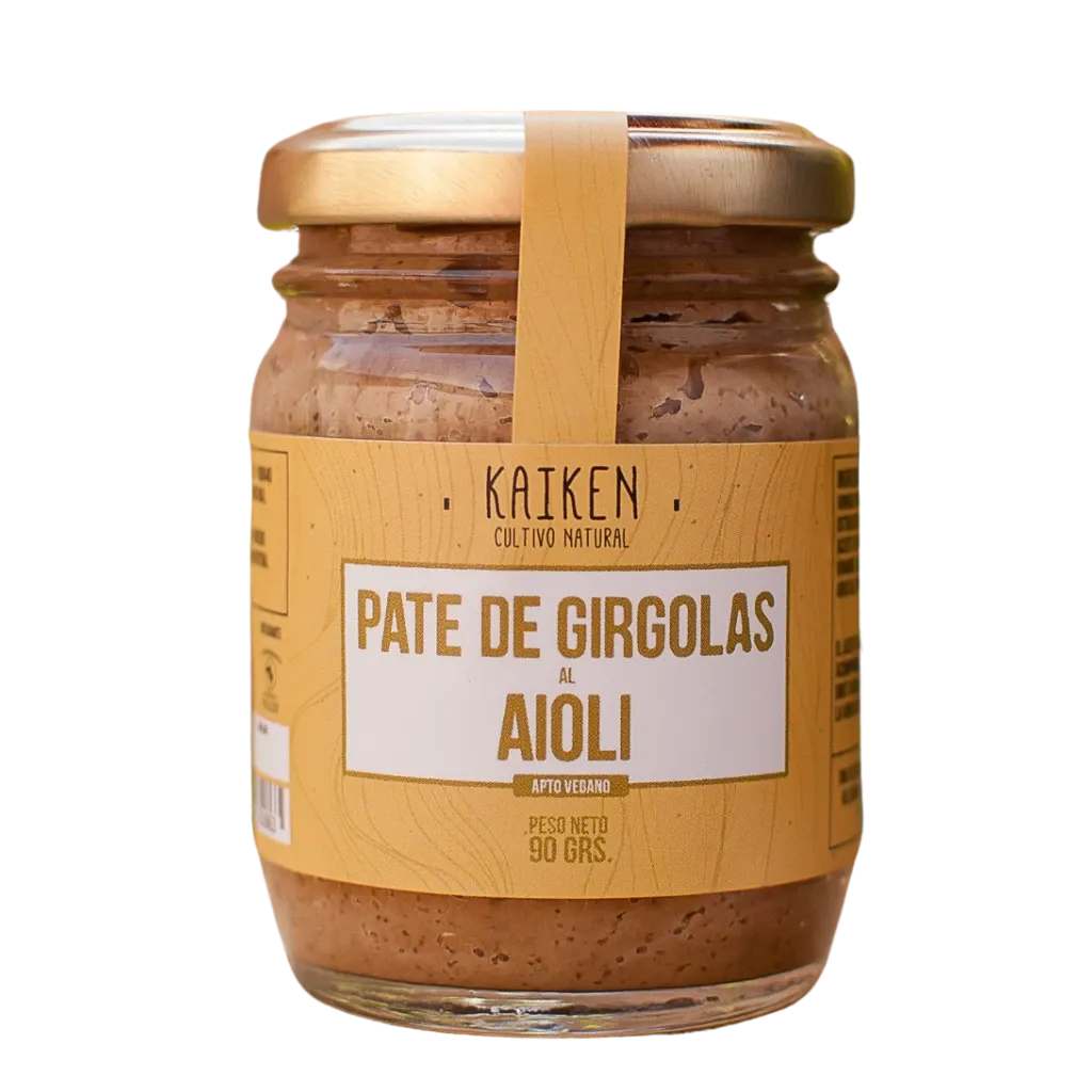 Pate de girgolas al alioli