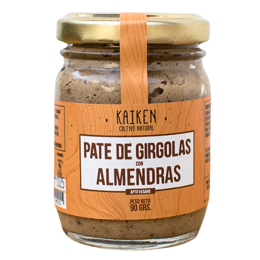Pate de girgolas con almendras