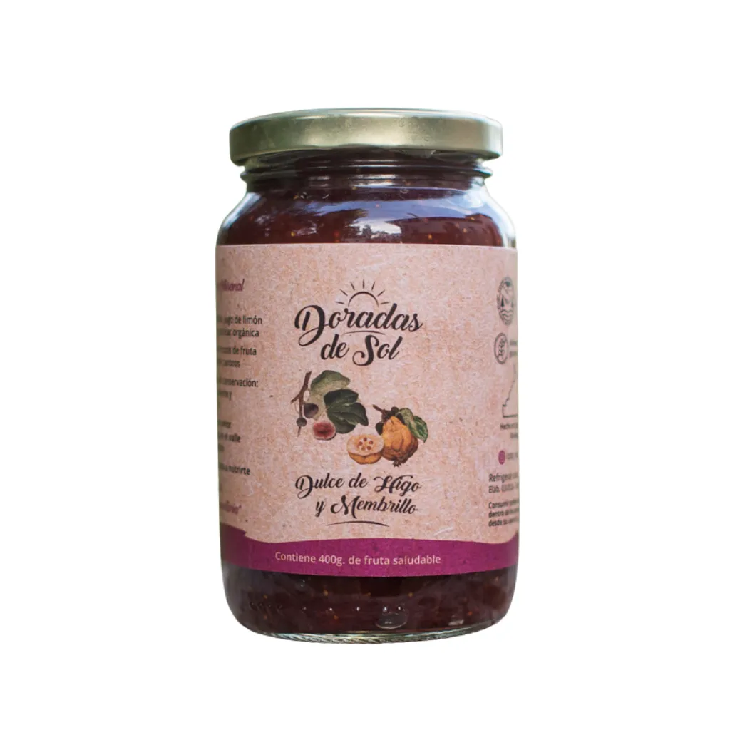 Mermelada de higos y membrillo