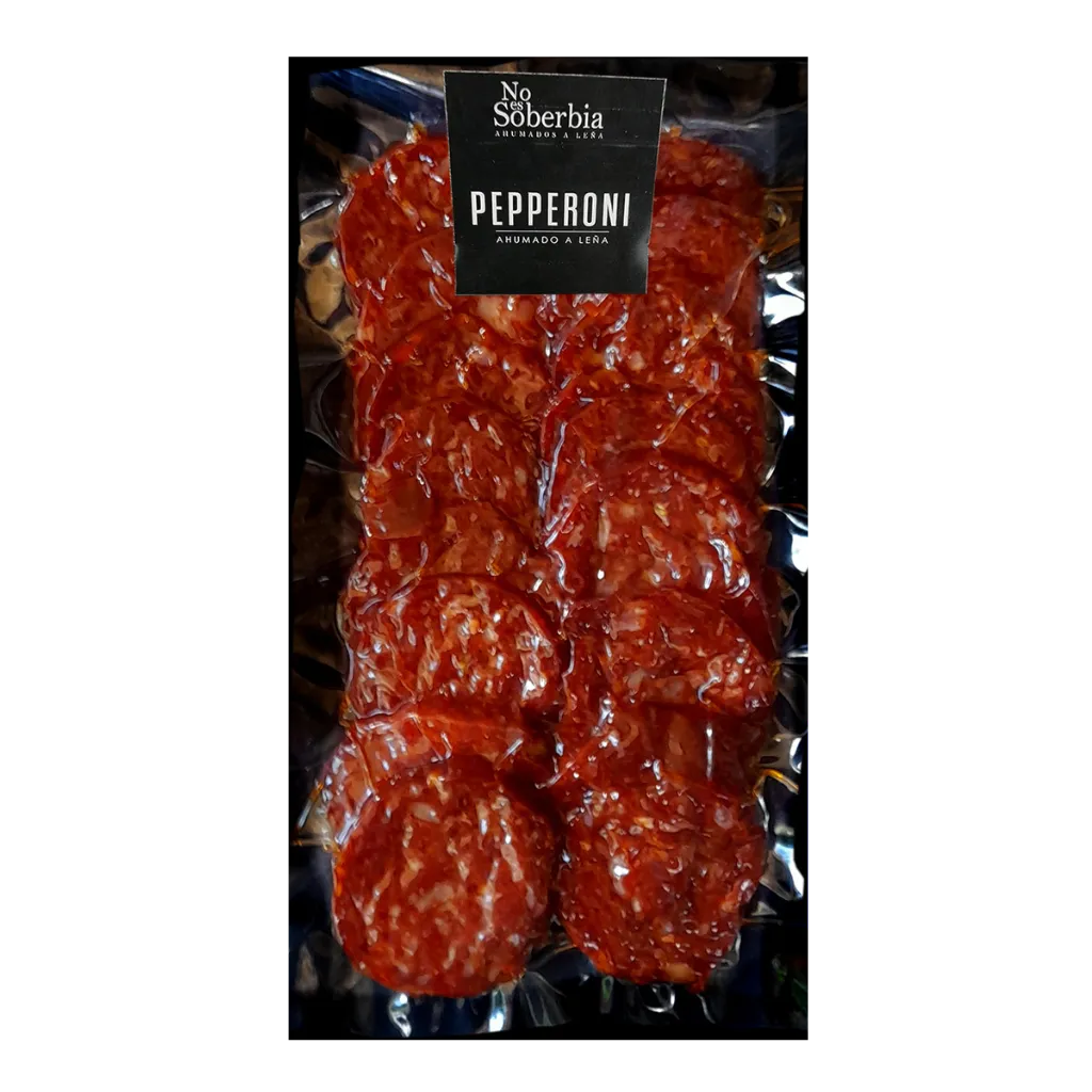 Peperoni bastón en fetas