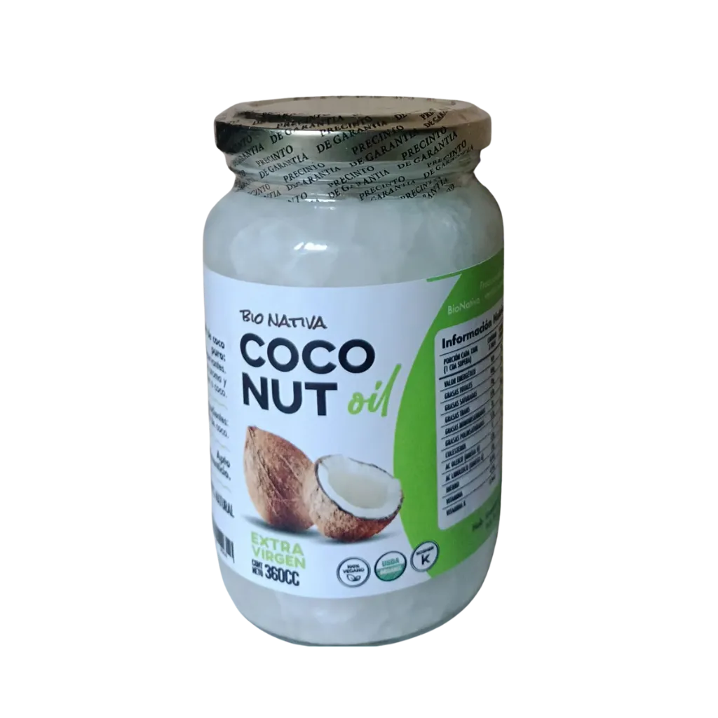 Aceite de coco extra virgen agroecológico