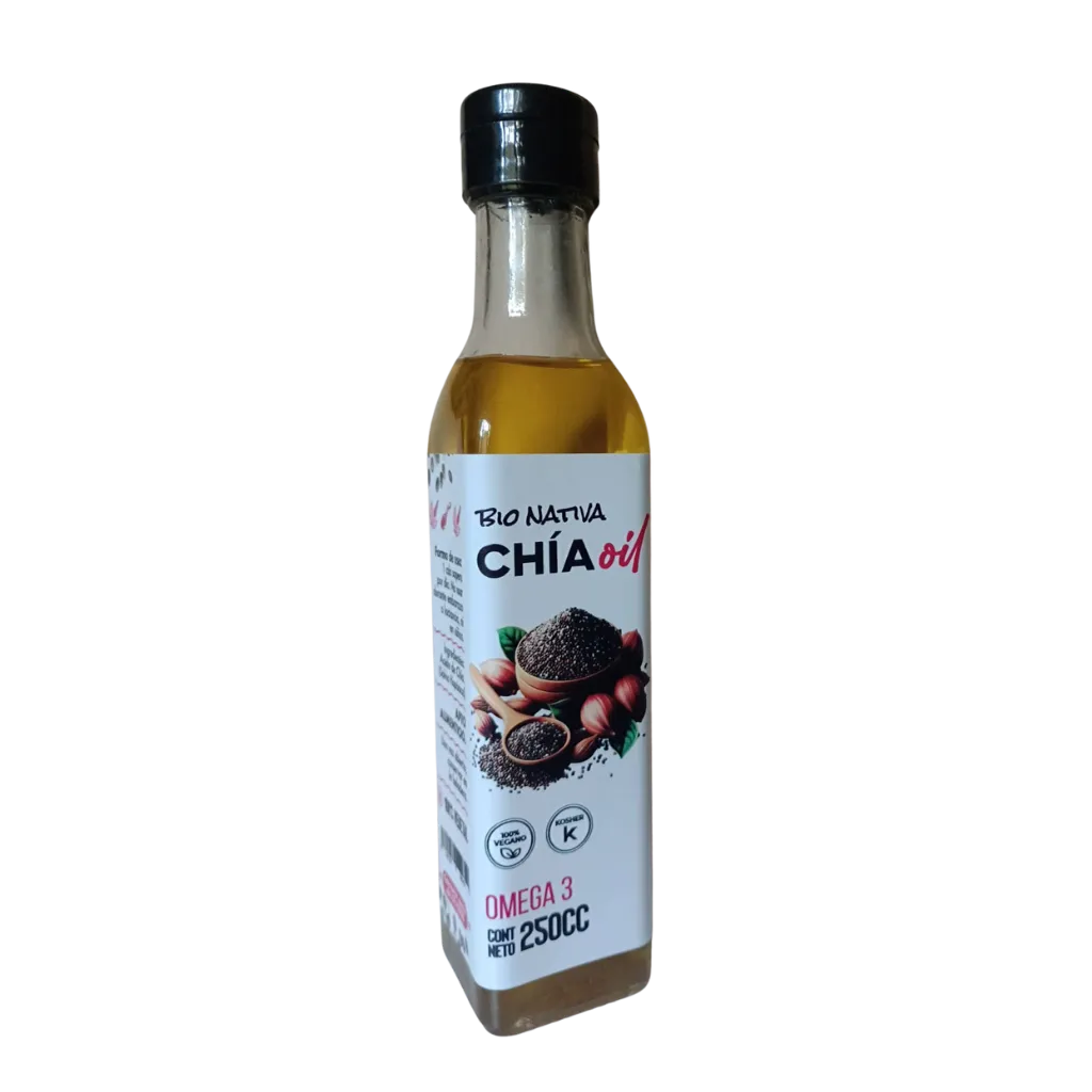 Aceite de chia agroecológico