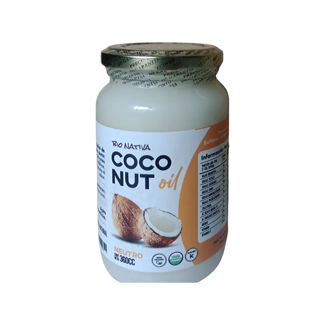 Aceite de coco neutro agroecológico