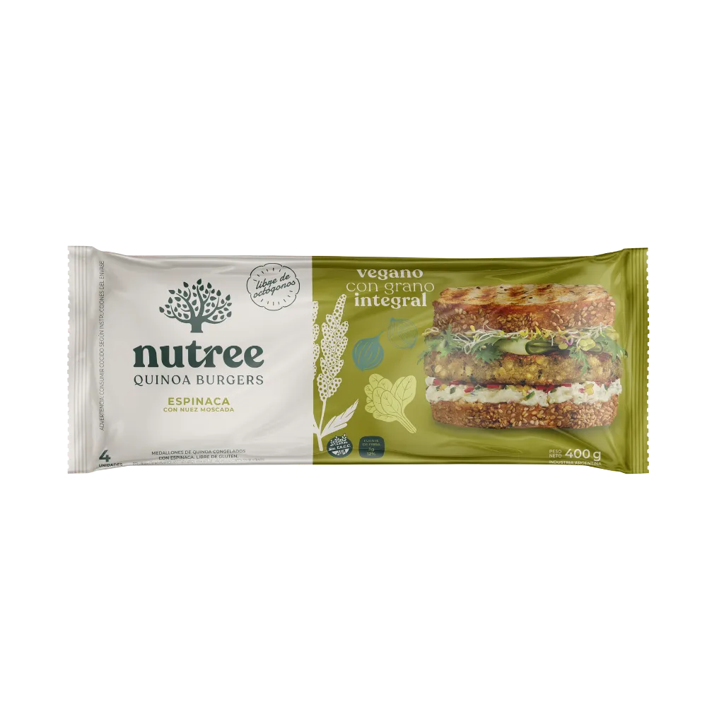 Medallones de quinoa y espinaca