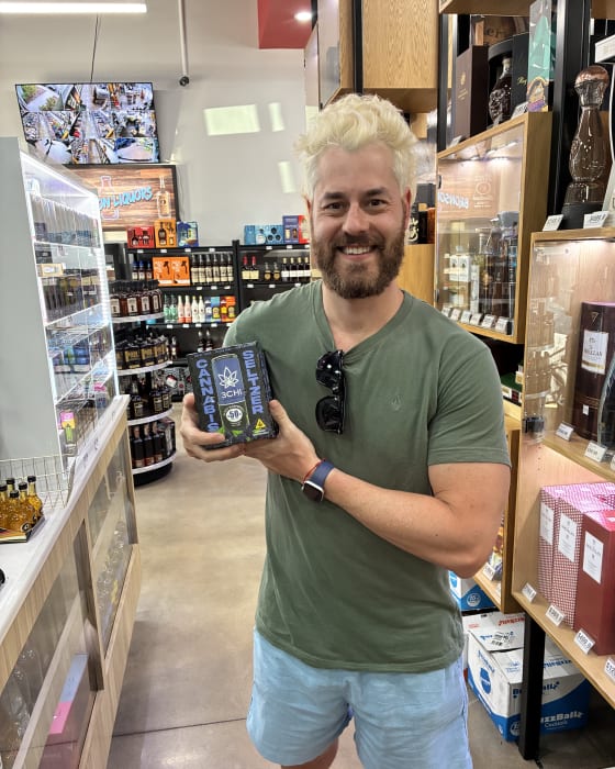 Greenline ambassador sampling with shoppers