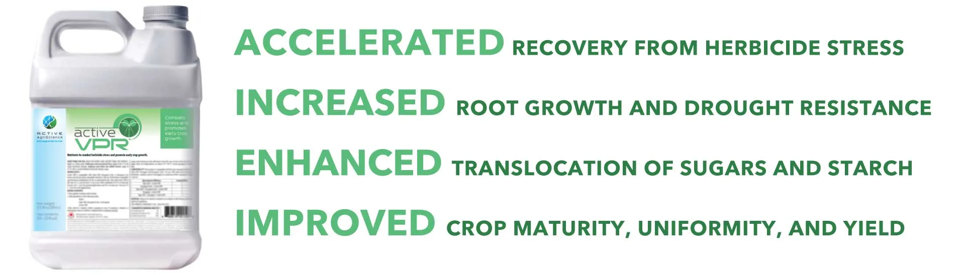 Active VPR benefits