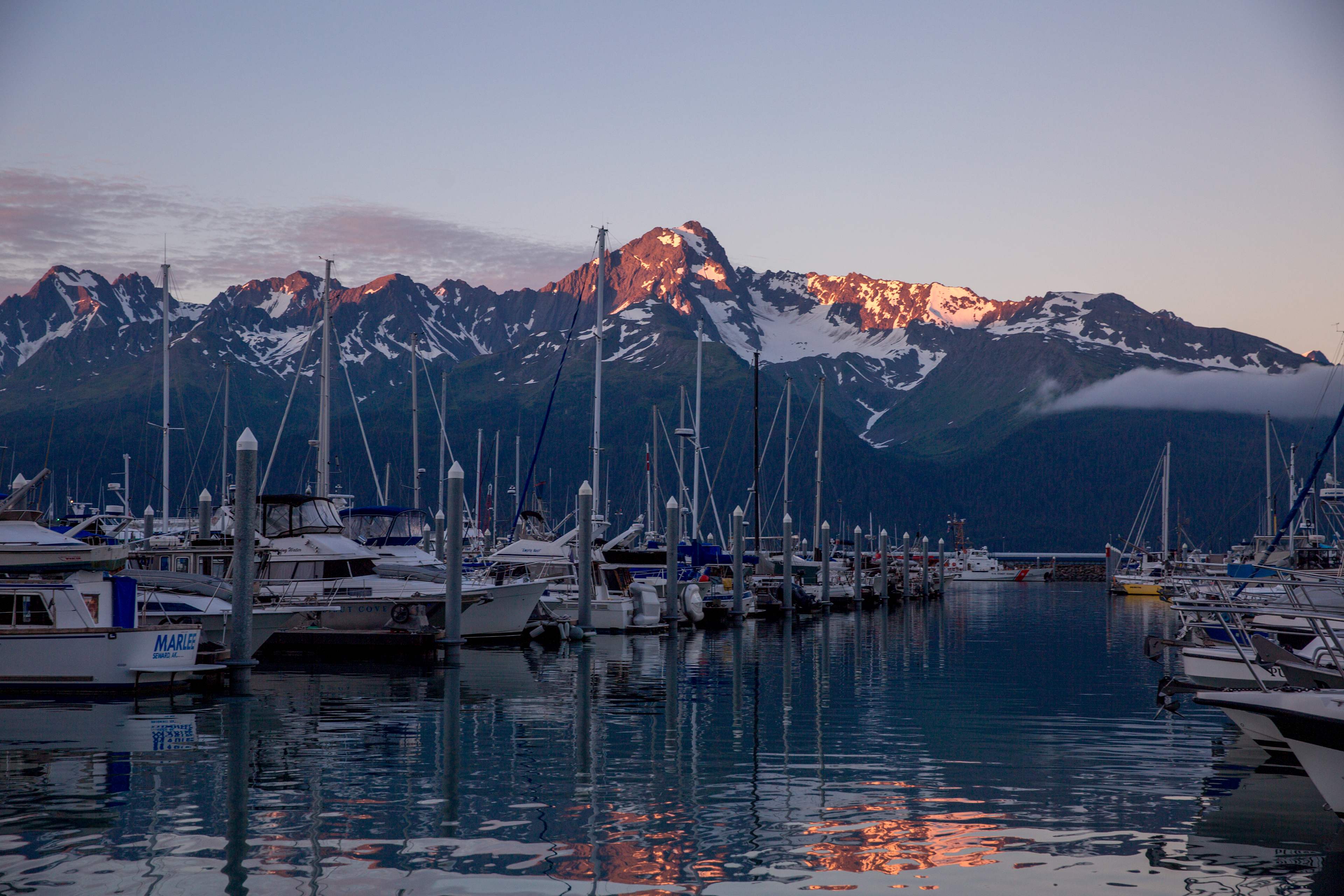 NorthAmerica-AK-Kenai-Fjords-Coastal-Sunset