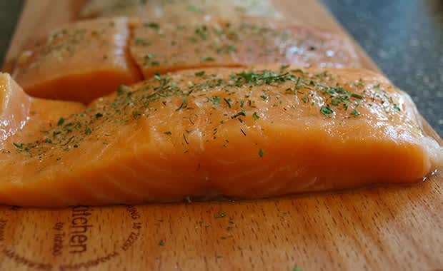 Alaskan Salmon Marsala