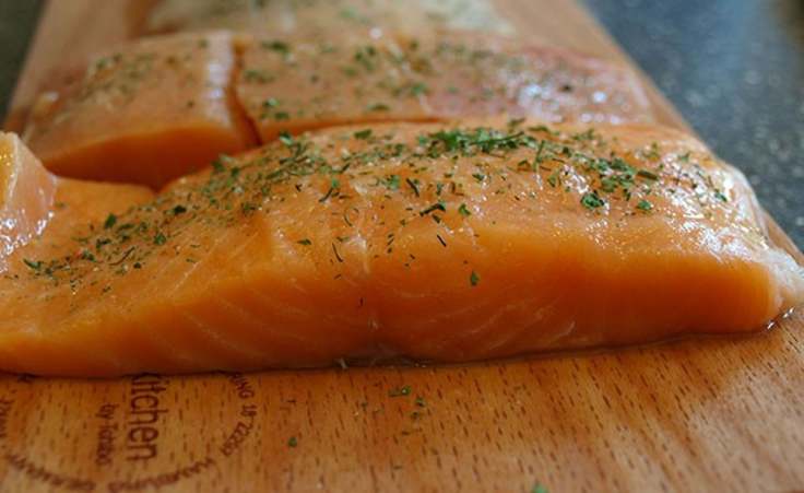 Alaskan Salmon Marsala