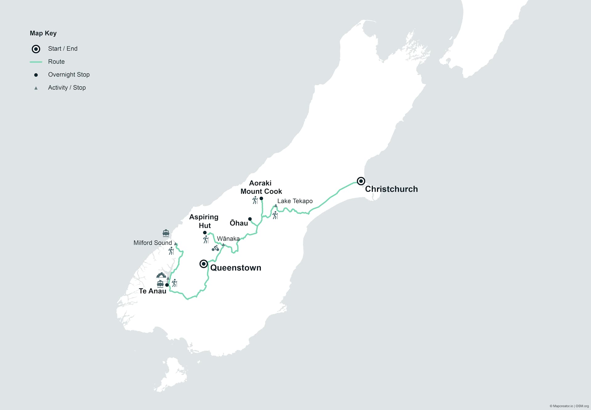 Experience the South Island of New Zealand as a winter wonderland during eight days packed of snow-covered adventure.