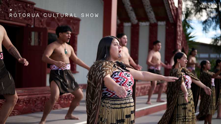 A Maori Cultural Show in Rotorua New Zealand