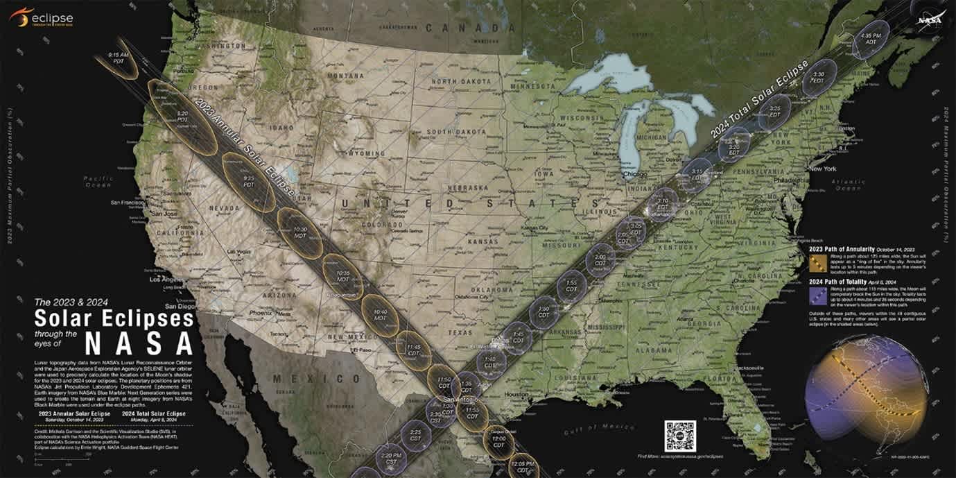 2024 Solar Eclipse Path