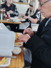Fish and chips at sea
