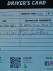 Driver's Card