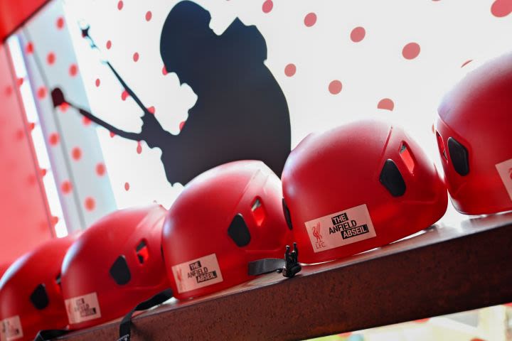 The Anfield Abseil for One Adult & One Junior at Liverpool FC