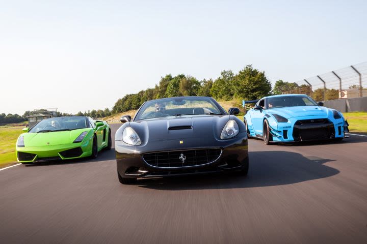 Triple Supercar Blast at Castle Combe