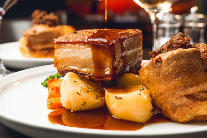 Roast Dinner & a Glass of House Wine for Two at The Grand Hotel Birmingham