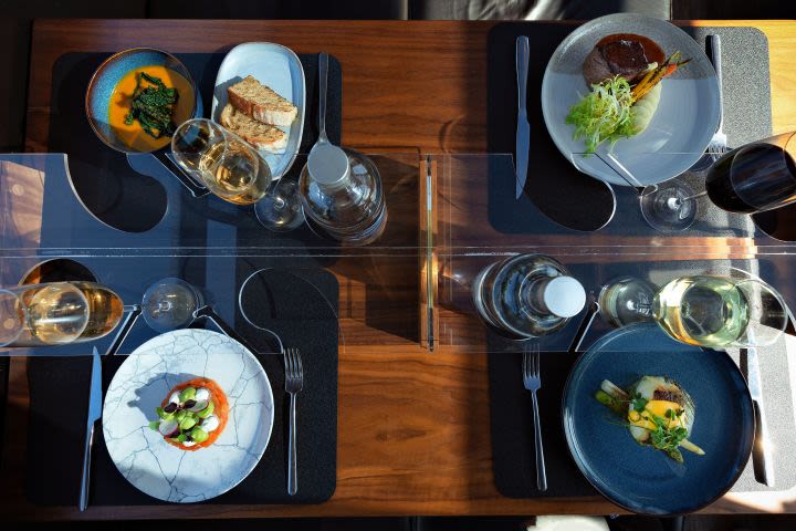 Four Course Lunch for Two at Bustronome London