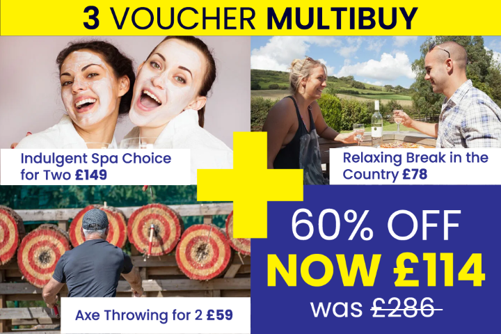 Escape, Unwind & Unleash – 3 Voucher Multibuy