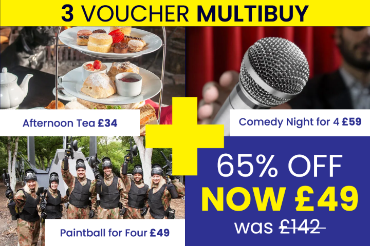 Eat, Laugh & Play – 3 Voucher Multibuy