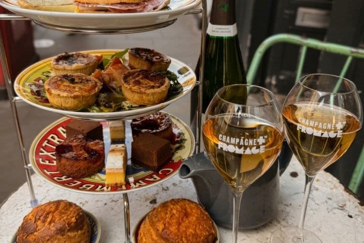 French Afternoon Tea with Champagne for Two