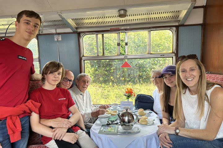 Heritage Steam Train with Sparkling Cream Tea for Two