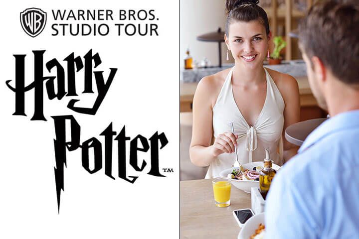 Warner Bros. Studio Tour London & Two Course Lunch for Two