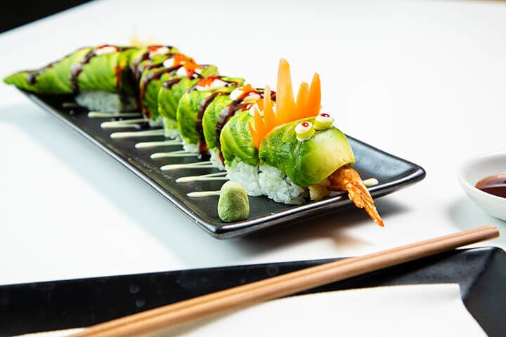 Roll Your Own Dragon Sushi Class for Two