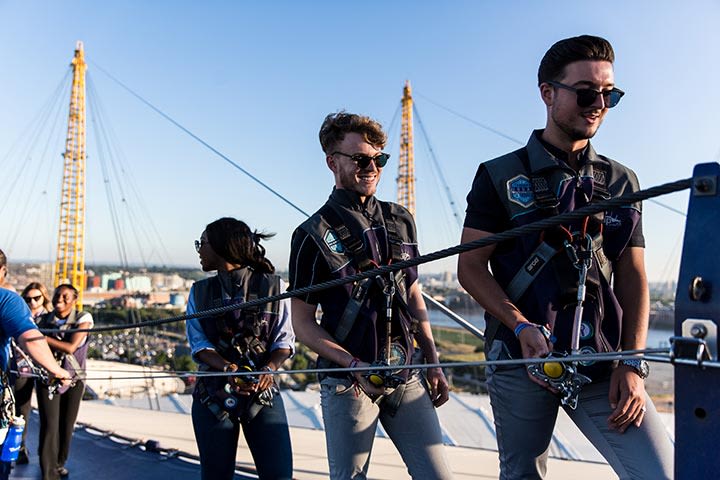 Up at The O2 Climb for Two