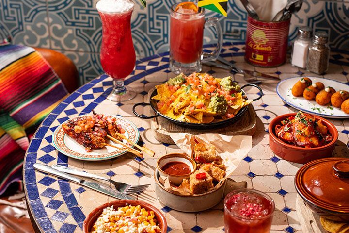 Tapas Dishes and a Cocktail for Two at Revolucíon de Cuba